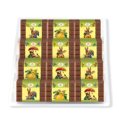 Présentoir mini tablettes de chocolat "Nostalgie" de Pâques 10g x105