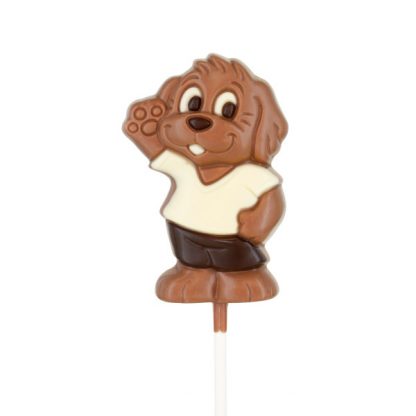 sucette chocolat chien