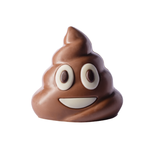Crotte version emoji en chocolat Insolite 50g x10