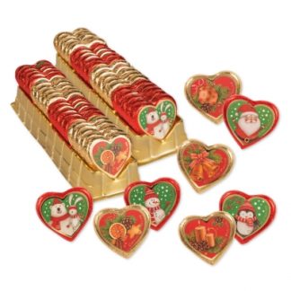Coeur en chocolat Noël - Les petits cadeaux de table (6055)