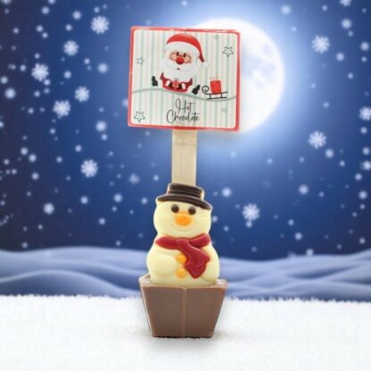 CUILLÈRE CHOCOLAT LAIT BONHOMME DE NEIGE MINI GUIMAUVE 55g x21 – Image 2