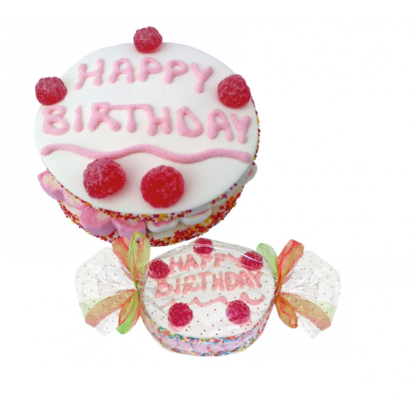 Gâteau Happy Birthday composé de bonbons guimauve 300g