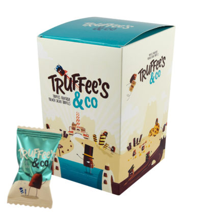 Boite distributrice “Truffee’s & Co”, Sucre Pétillant, sachets flowpack
