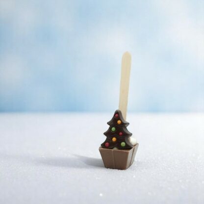 CUILLÈRE CHOCOLAT LAIT SAPIN DE NOËL MINI GUIMAUVE 55g x21 – Image 4