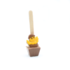 Cuillère à chocolat chaud Pâques, décor Poussin, 55g