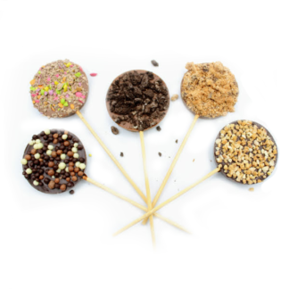 Assortiment sucettes rondes chocolat 25g - ADG Diffusion
