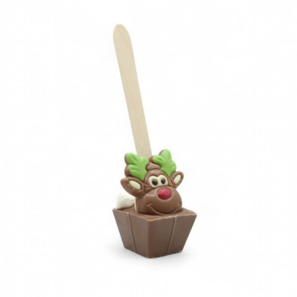 CUILLÈRE CHOCOLAT LAIT RENNE MINI GUIMAUVE 55g x21 – Image 2