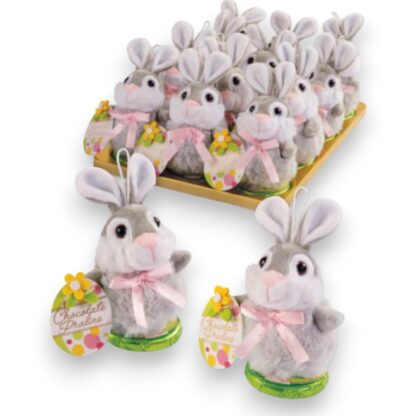 Médaillon en chocolat praliné lapin - Les petits cadeaux de table
