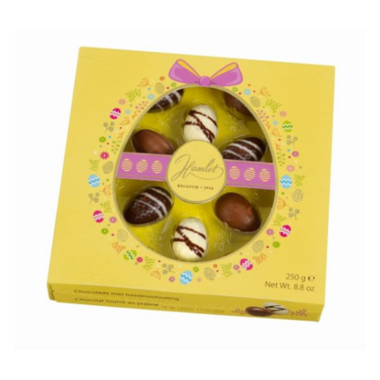 Coffret oeufs décorées de Pâques 250g x12