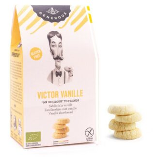 Biscuits Victor sablés vanille 100g - ADG Diffusion