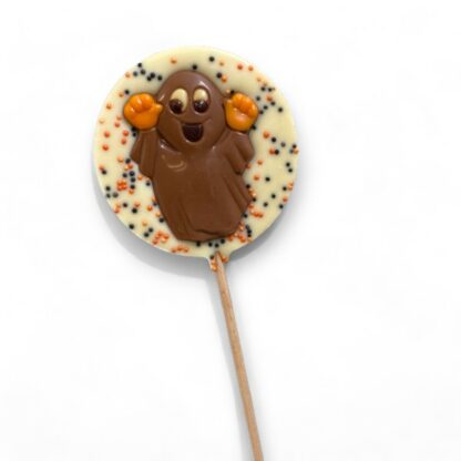 Sucette lollipops chocolat blanc Fantôme Halloween 50g x20