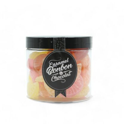 Bonbons en sucre cuit - 3 agrumes tranches orange citron pamplemousse