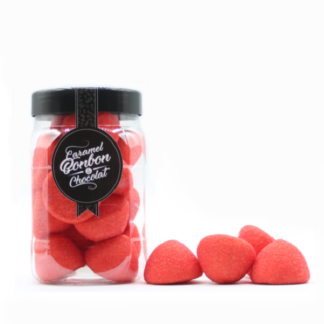 Pot guimauves fraise gourmande 150g - Confiserie ADG Diffusion