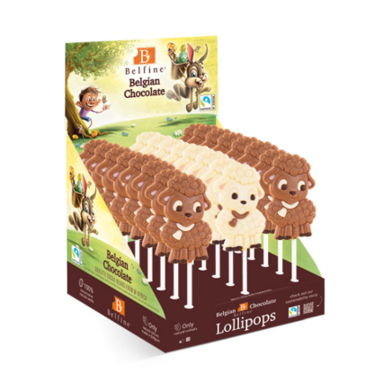 LOLLIPOPS CHOCOLAT PÂQUES MOUTON 25g x24 – Image 2