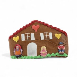 Pain d'épices - Maison Hansel & Gretel décoré à la glace royale