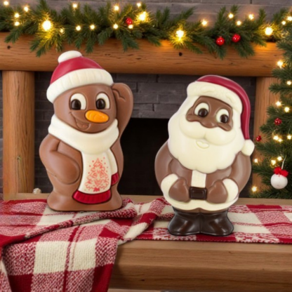 MOULAGE PÈRE NOËL ET BONHOMME DE NEIGE 75g x12 – Image 3