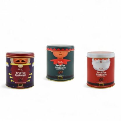 Boite en métal Noël, truffes fantaisie - sachet fraîcheur (250g)