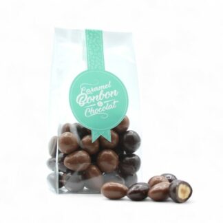 Sachet noisettes et amandes créoles chocolat lait et noir - 125g