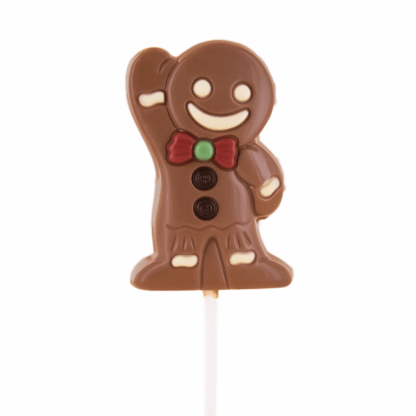 LOLLIPOPS CHOCOLAT BONHOMME PAIN D'ÉPICES 25g x24 – Image 3